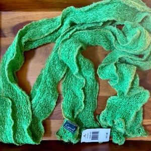 Green Long Cejon Scarf